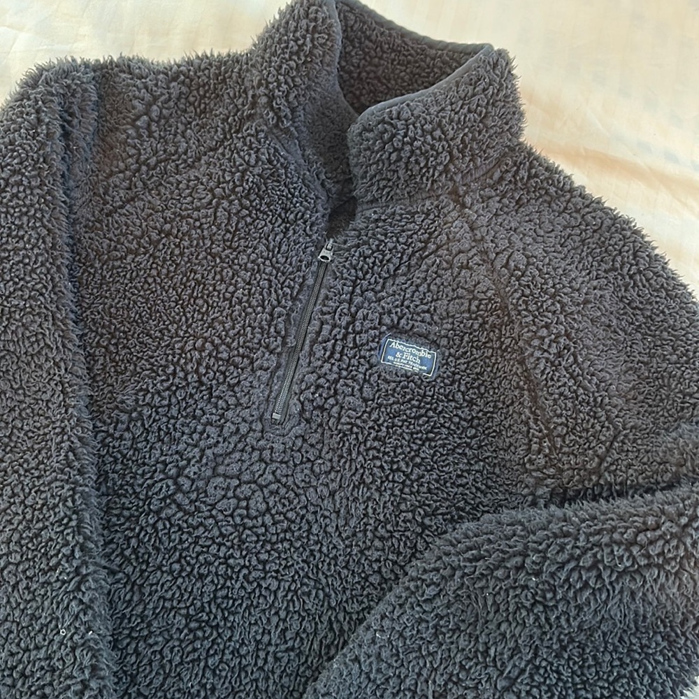 Abercrombie 1/2 zip Sherpa